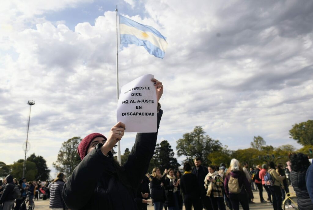 Movilización discapacidad Rosario