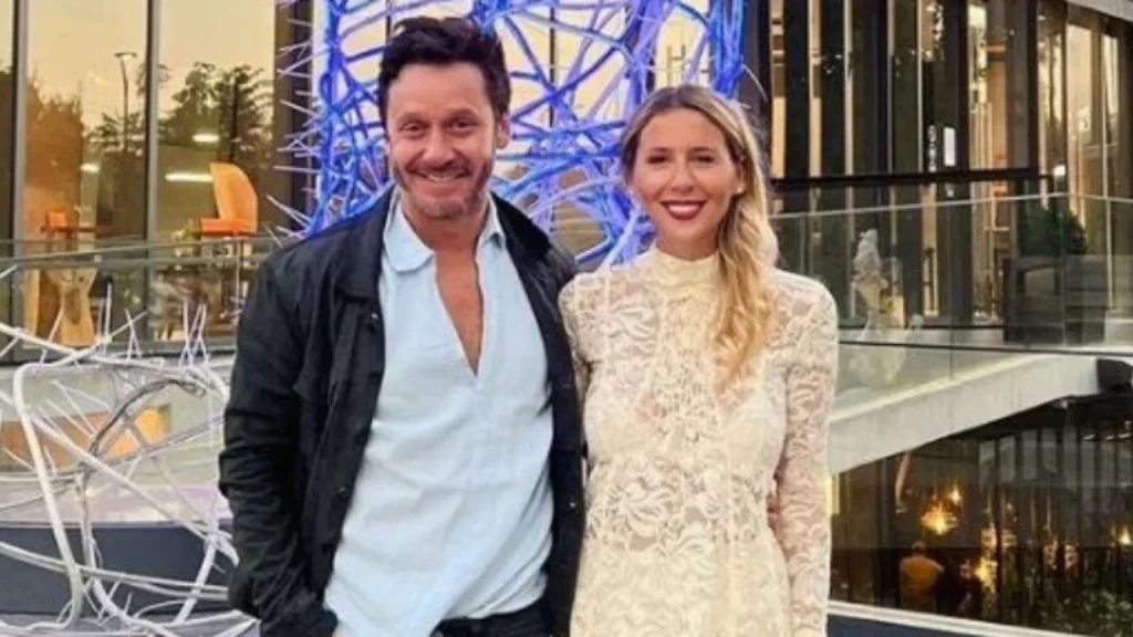 Benjamin Vicuña y Eli Sulichin posando para las camaras