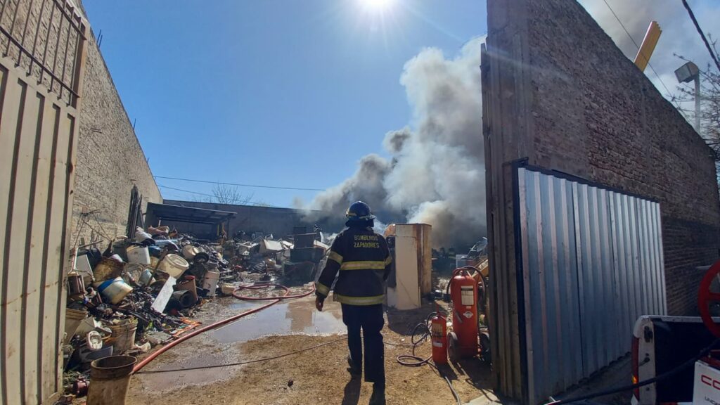 bomberos incendio ocampo provincias unidas