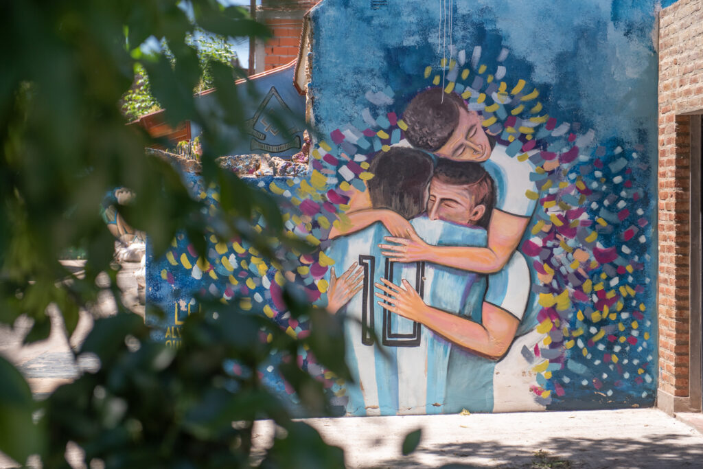 barrio messi mural