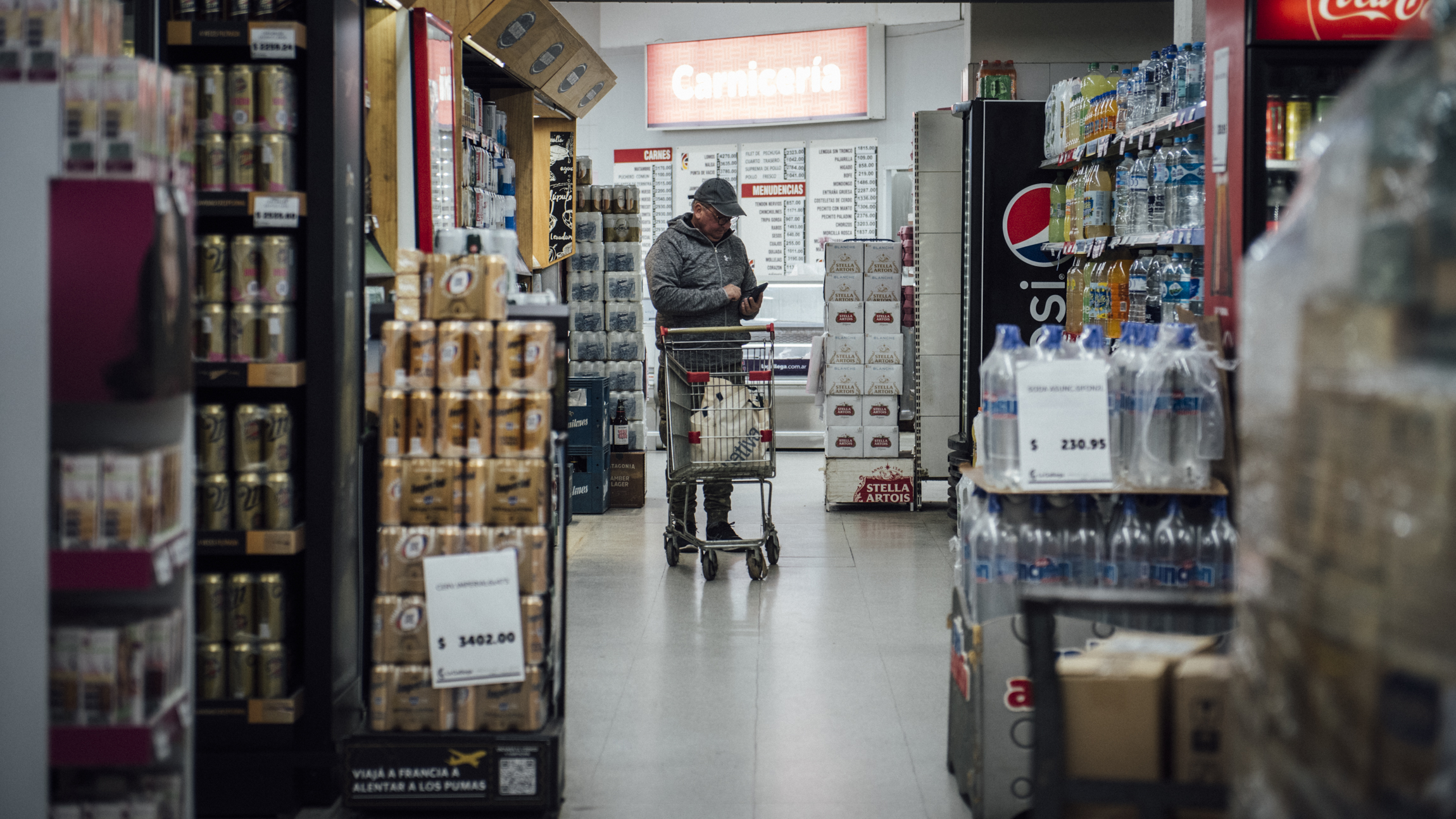 changuito gente supermercado precios