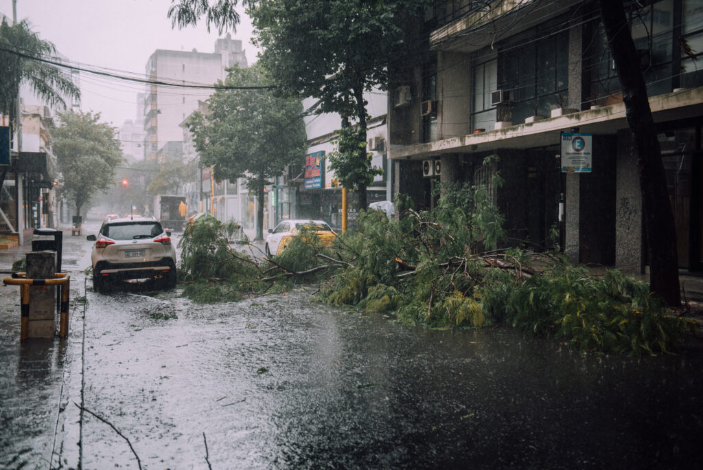 Tormenta clima rosario