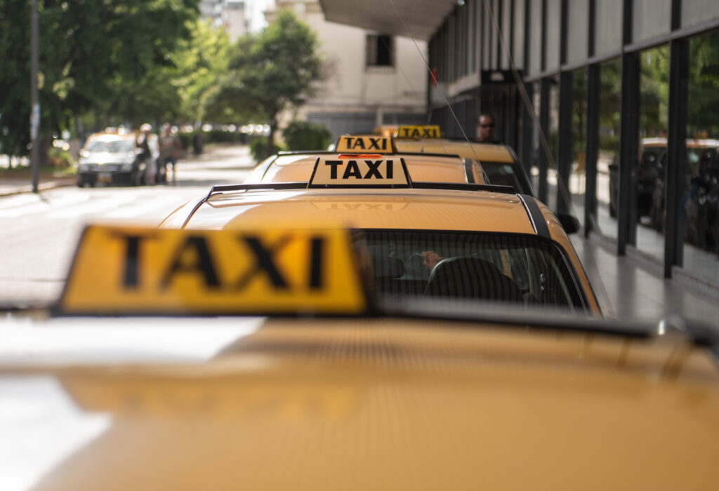 parada de taxi taxistas