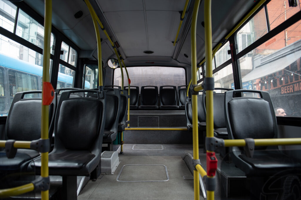 colectivo vacio paro