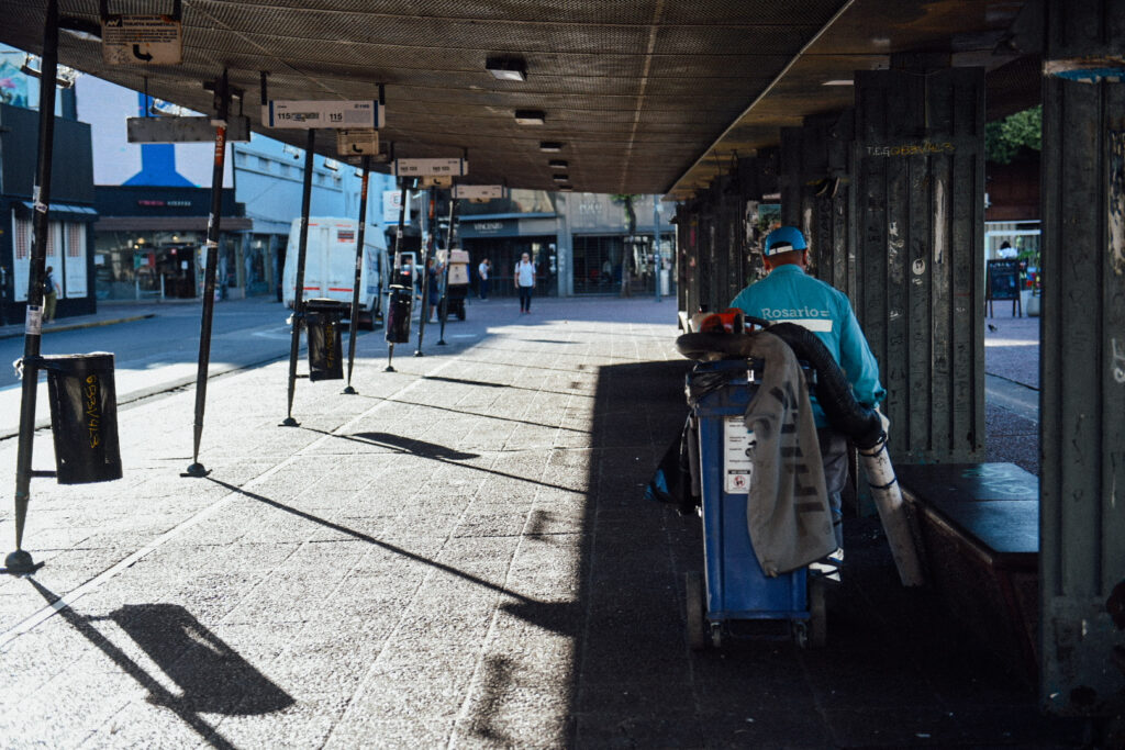 paro colectivos plaza sarmiento