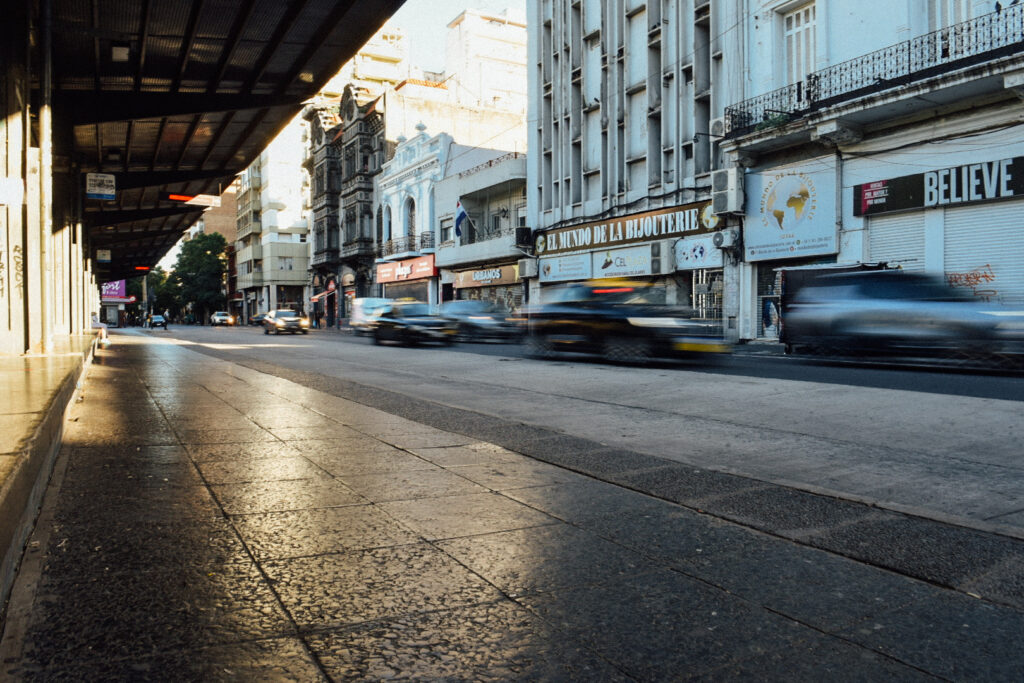 paro colectivos plaza sarmiento