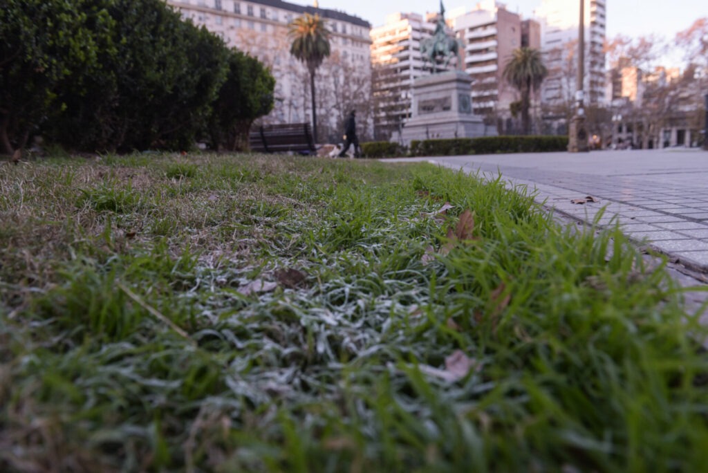 helada frio clima