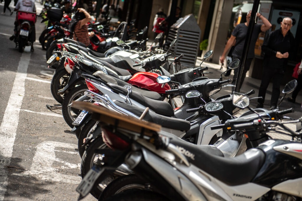 motos estacionamiento