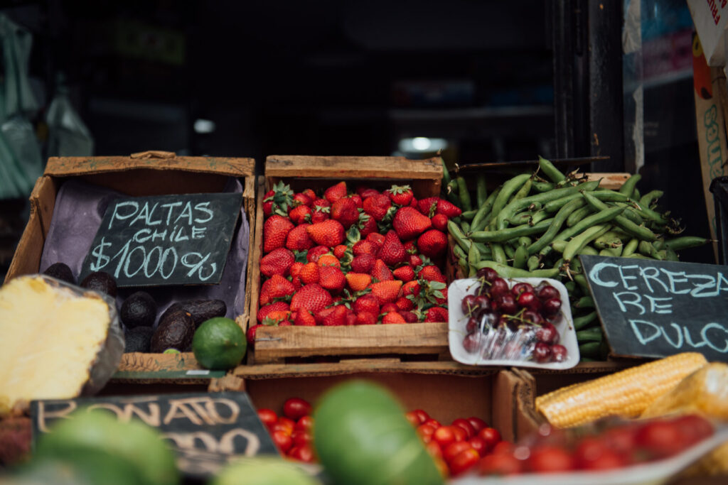 verdulería frutas precios