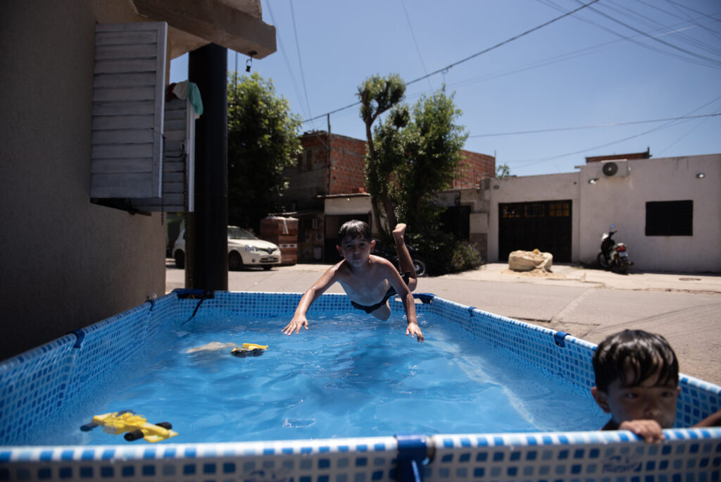 calor pileta verano