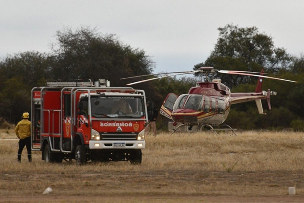 Cayó un helicóptero en San Juan y Muerieron los siete tripulantes
