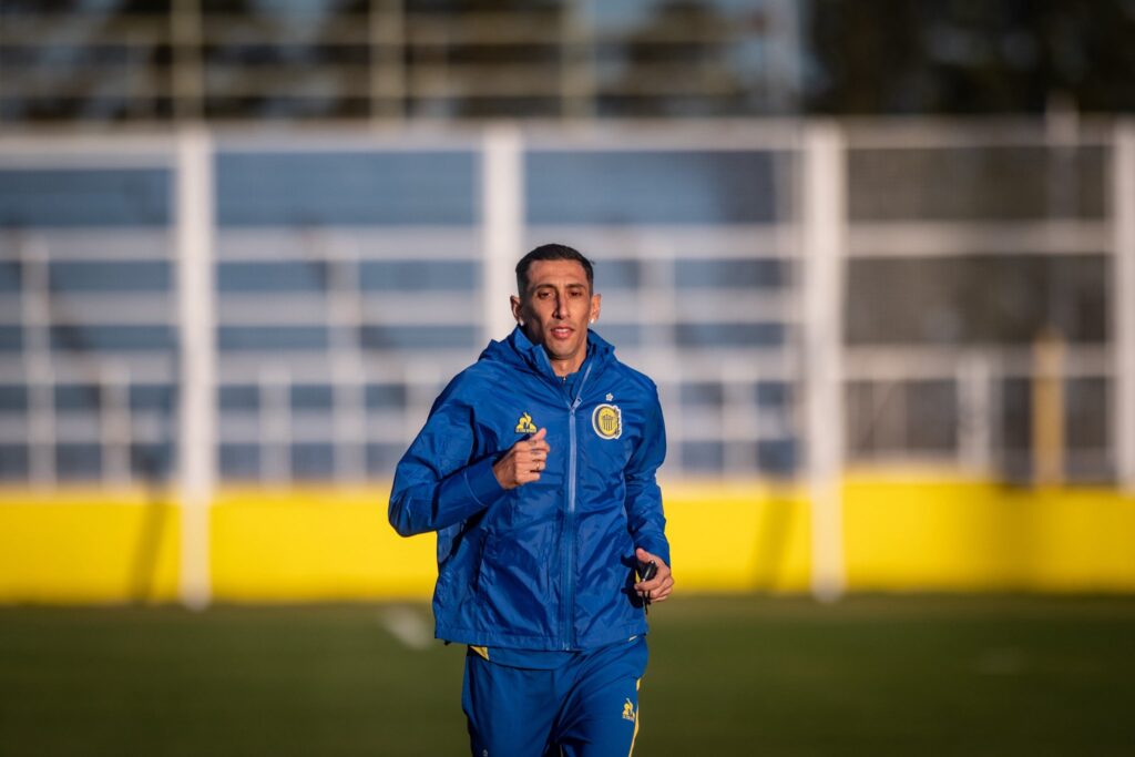 Ángel ya se encuentra al 100 y mañana integraría el primer equipo.