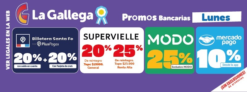 PROMOCIÓN BANCOS (LUNES)