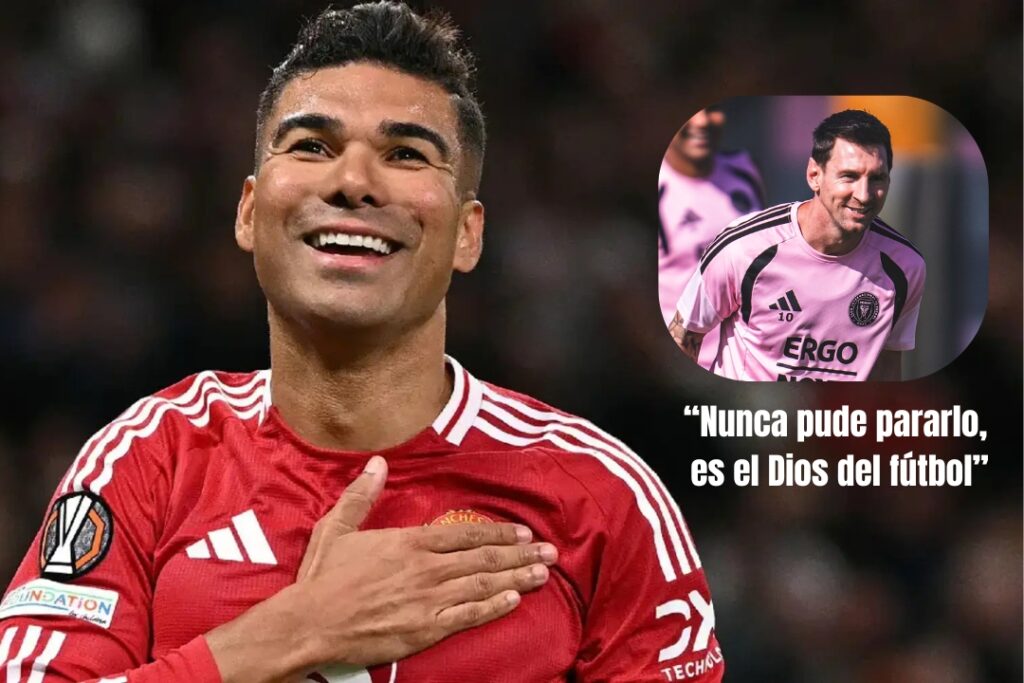 “Nunca pude pararlo, es el Dios del fútbol” declaró Casemiro, quien no se ahorró elogios para el máximo ídolo del Barcelona.