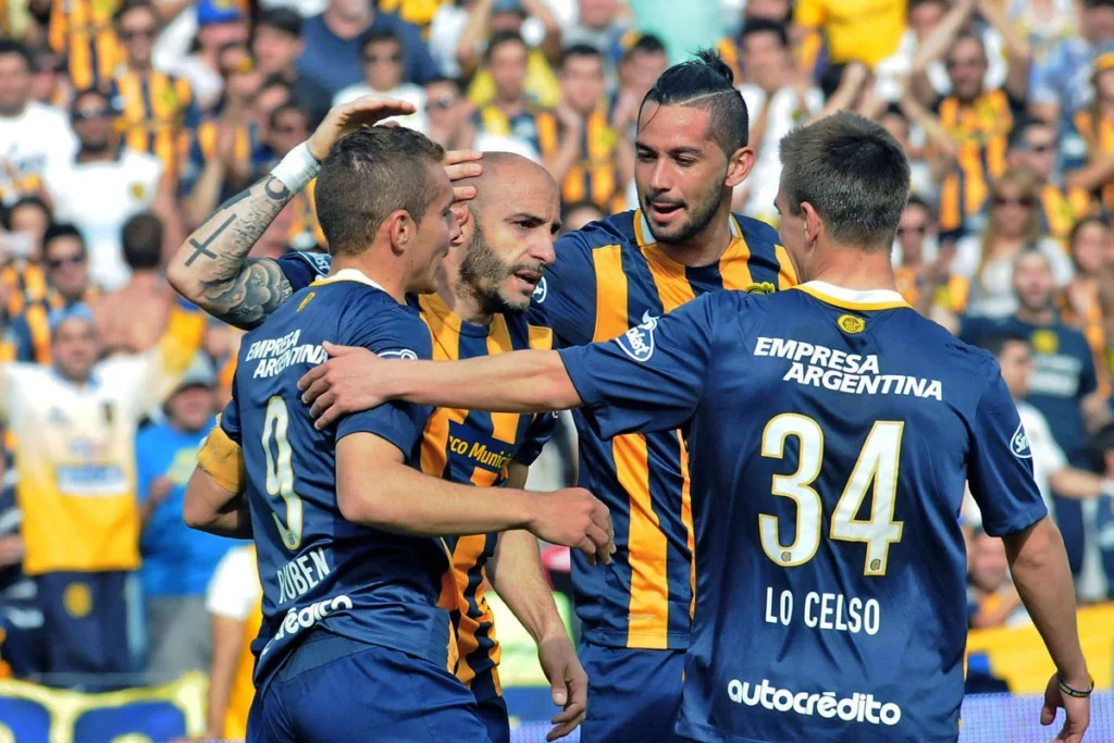 Giovani Lo Celso debutó en Rosario Central con el número 34.