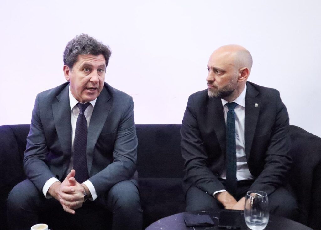 El ministro de Producción de San Juan, Gustavo Fernández, participó del Santa Fe Business Forum junto a el ministro de Desarrollo Productivo de Santa Fe Gustavo Puccini.